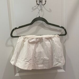 Aritzia Wilfred Strapless Crop top